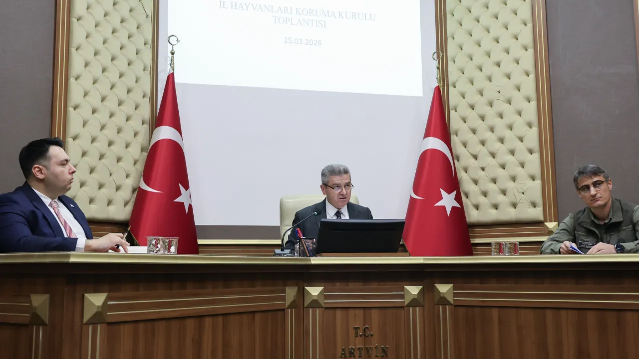 Artvin'de İl Hayvanları Koruma Kurulu Toplantısı düzenlendi