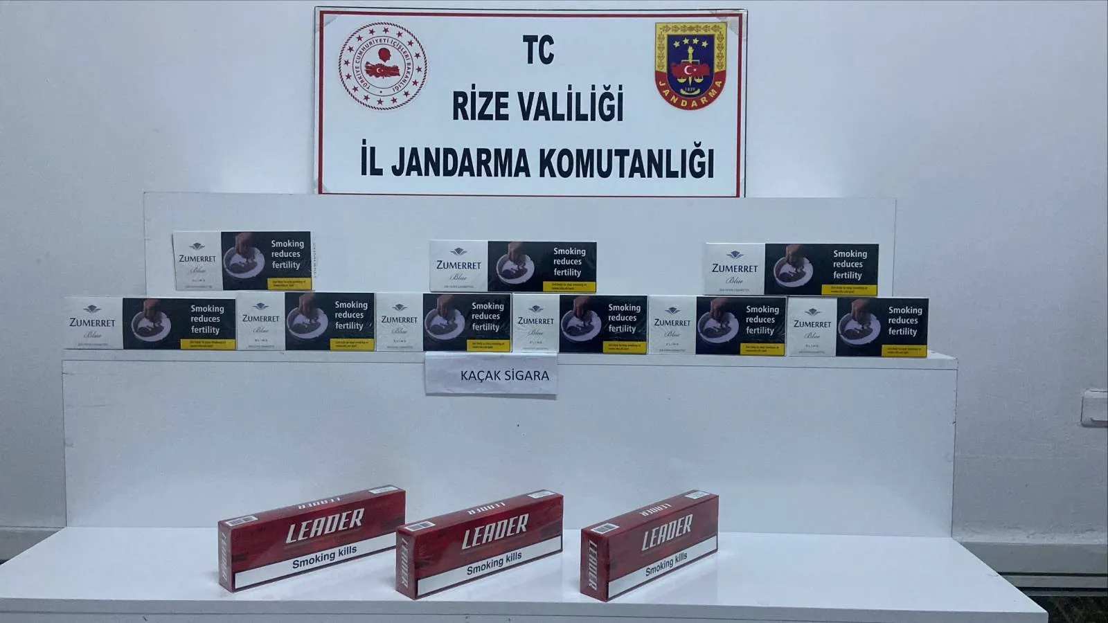 Fındıklı'da Jandarmadan Kaçakçılık Operasyonu