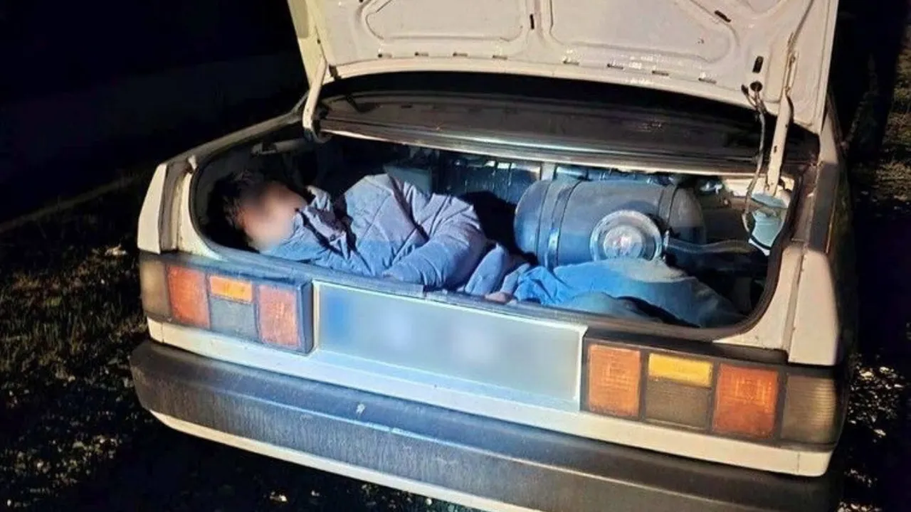 Artvin'de 1’i otomobil bagajında, 6 kaçak göçmen yakalandı