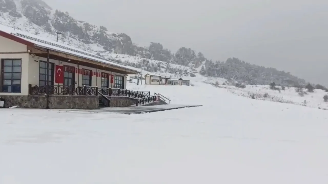 Keltepe, beyaza büründü