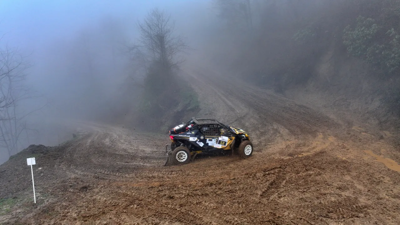 Trabzon'da Türkiye Offroad Şampiyonası'nın 1. ayağında mukavemet etabı yapıldı