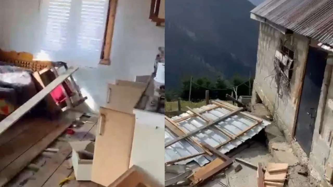 Rize yaylalarında ayı paniği: 20 ev talan edildi