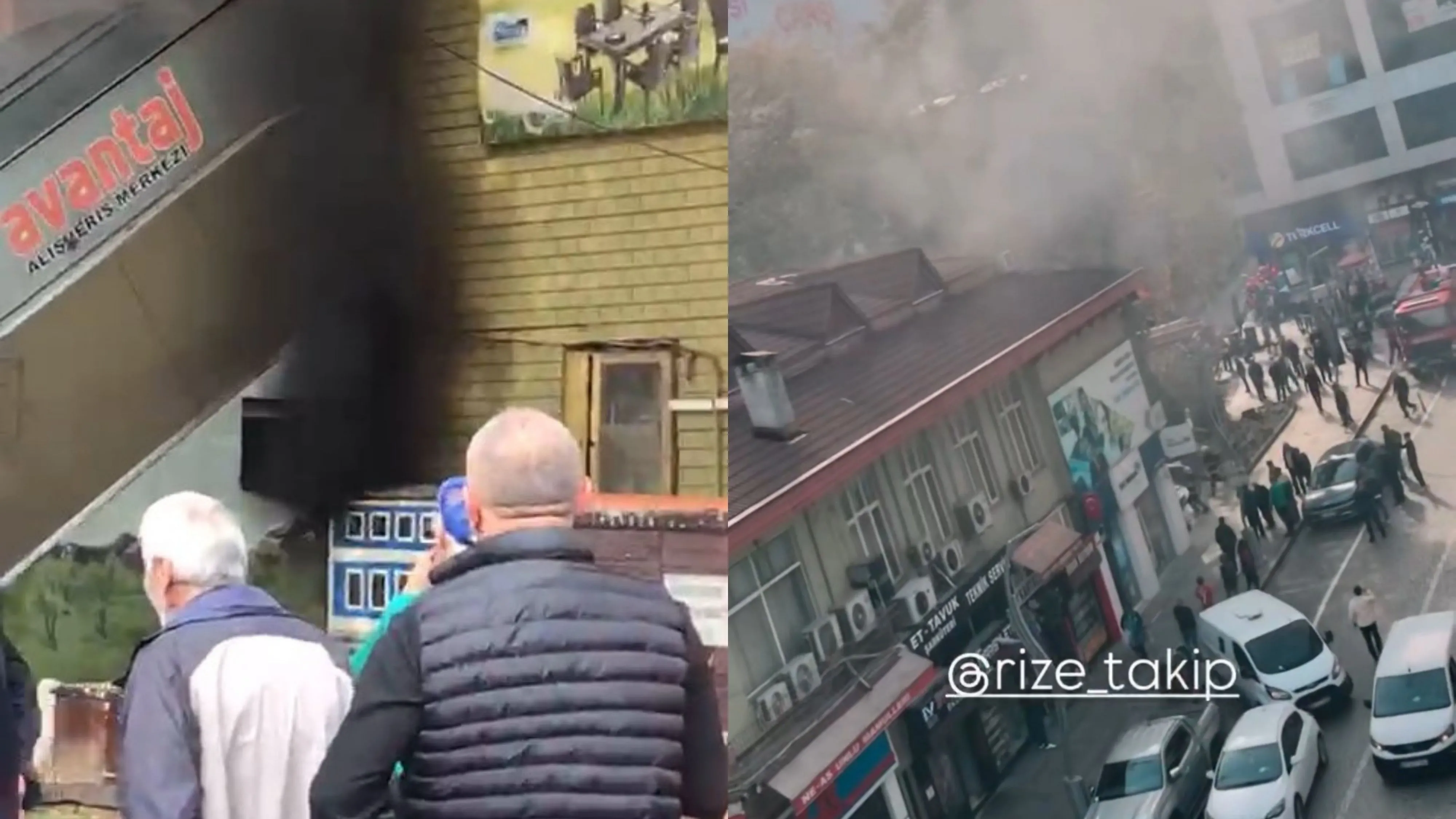 Rize’de trafo yangını çıktı