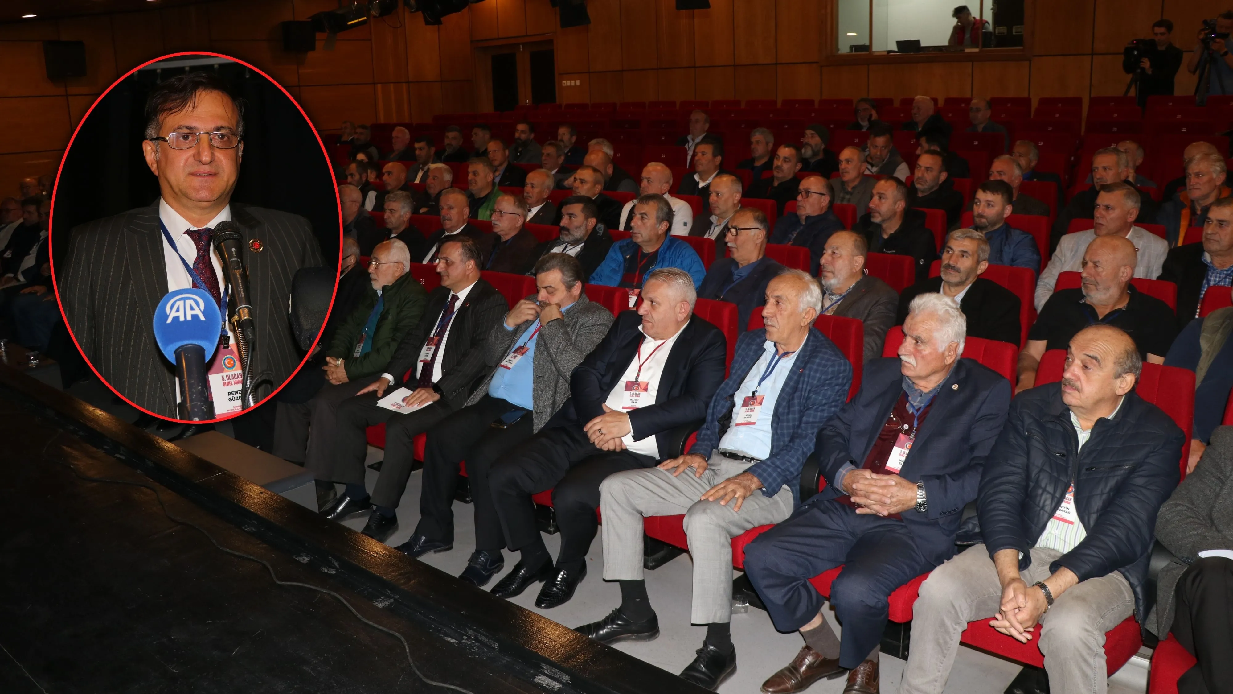 Rize Muhtarlar Federasyonu Başkanlığına Remzi Güzel yeniden seçildi