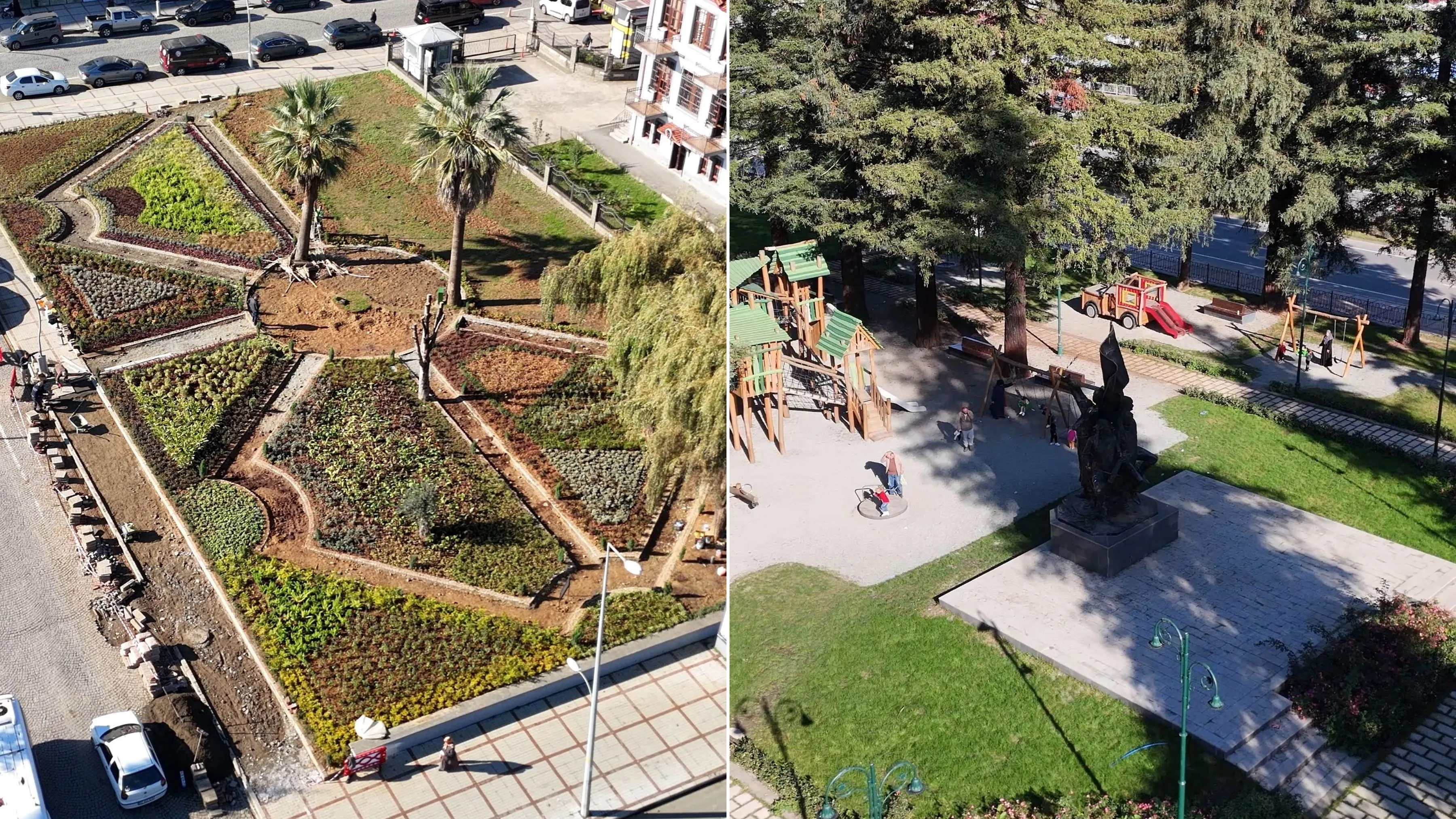 Rize’de yıllardır atıl kalan park yenilenerek hizmete açıldı