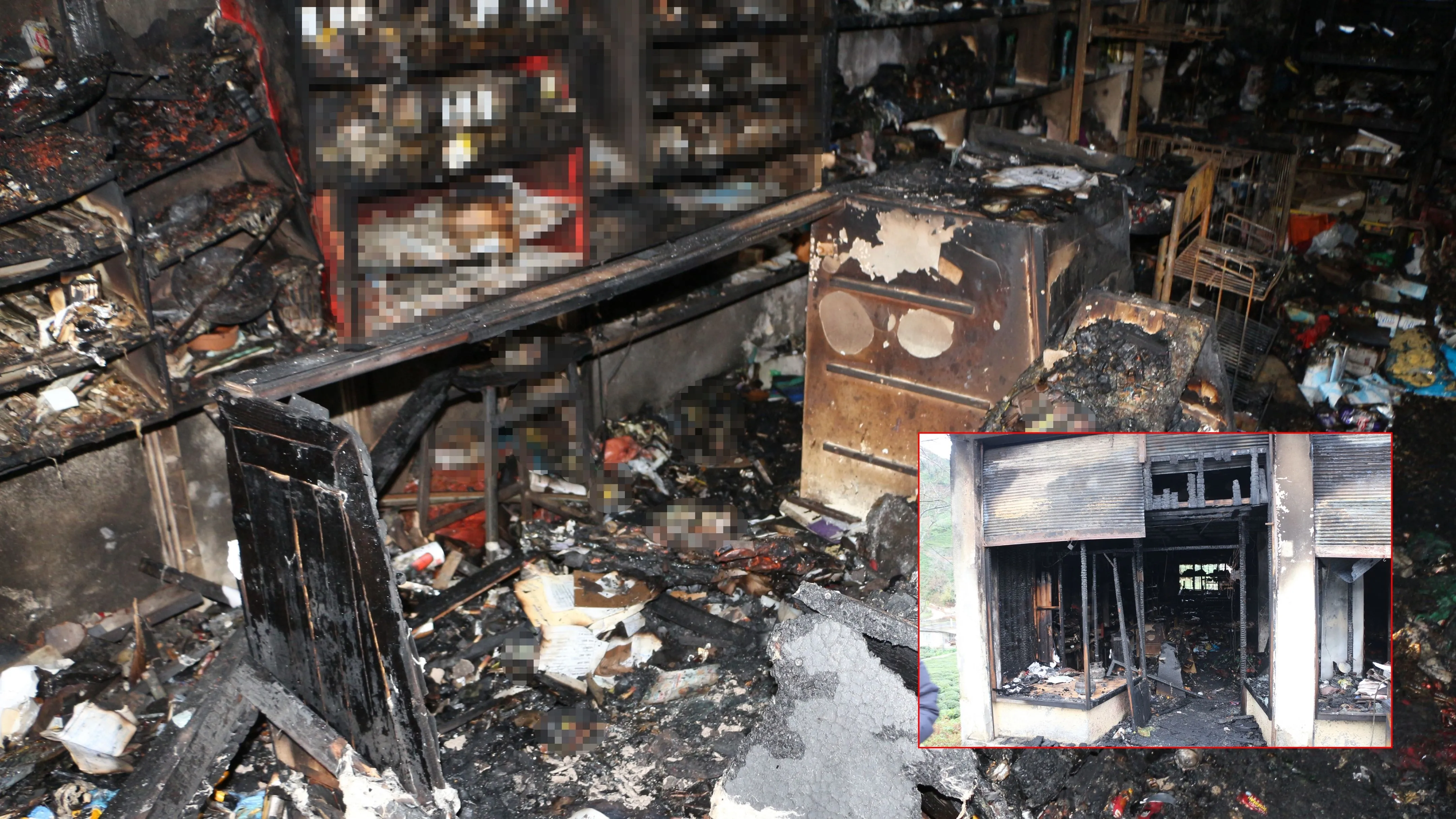 Rize'de veresiye alamadığı için bakkalı ateşe verdi