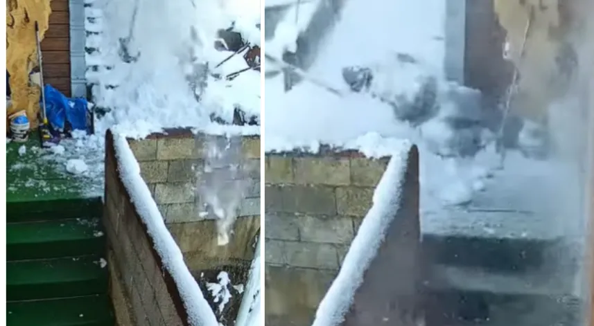 Çamlıhemşin’de Çatıdan Düşen Vatandaş Yaralandı