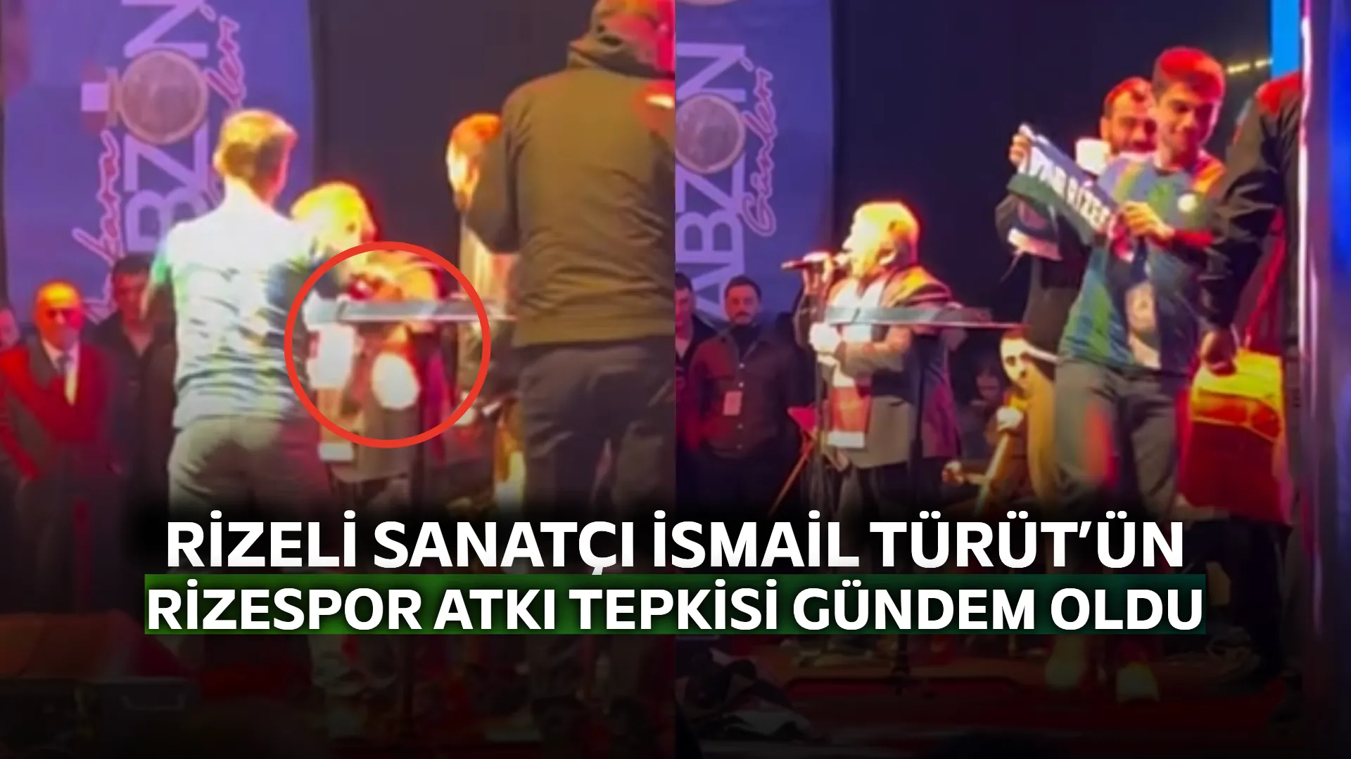 RİZELİ SANATÇI İSMAİL TÜRÜT’ÜN RİZESPOR ATKI TEPKİSİ GÜNDEM OLDU